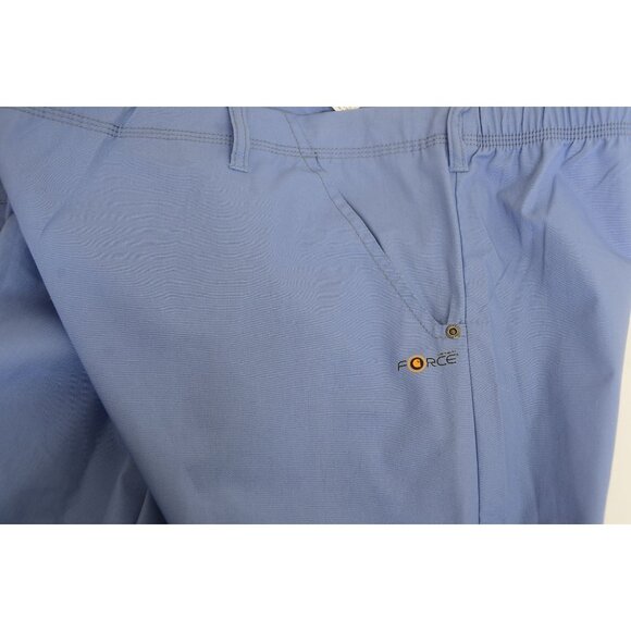 Carhartt C55101X Force Rockwall Men's Big & Tall Blue Scrub Pants Size: 5X - Picture 9 of 11